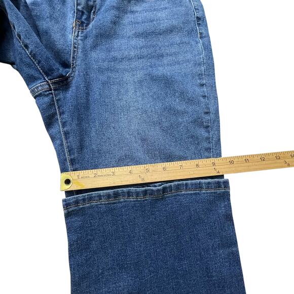 BLEU Women’s Jeans Size 12 (32x30) Bootcut Stretch Denim Blue - Picture 9 of 9